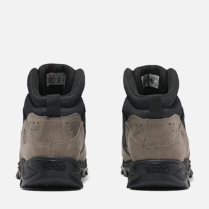 Mens Mt Maddsen Mid LaceUp Waterproof Hiking Boot TBL Black MeshGrey ALT5