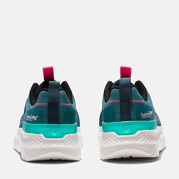 Womens Setra Composite Toe Work Sneaker TBL GreenTealPink ALT5