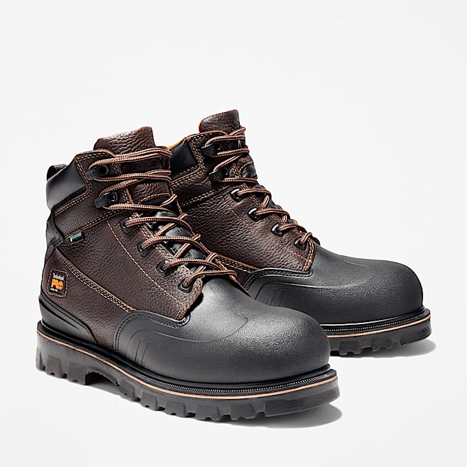 Mens Rigmaster 6 Steel Toe Waterproof Work Boot TBL Brown ALT4