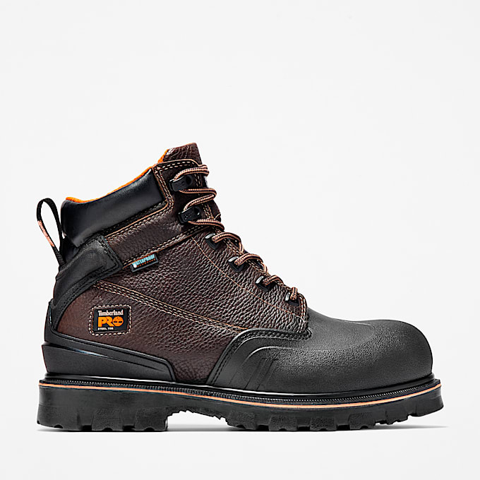 Mens Rigmaster 6 Steel Toe Waterproof Work Boot TBL Brown HERO