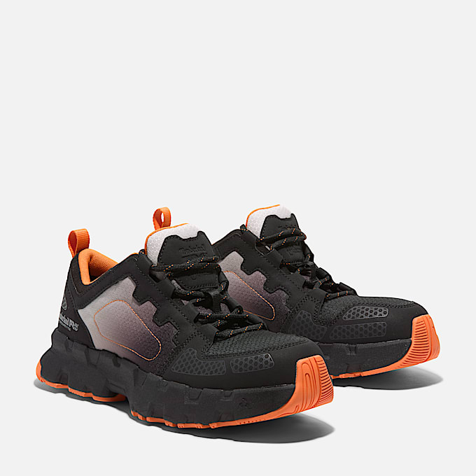 Mens Timberland PRO Powertrain EV CompToe Athletic Work Sneaker TBL GreyOrange ALT4