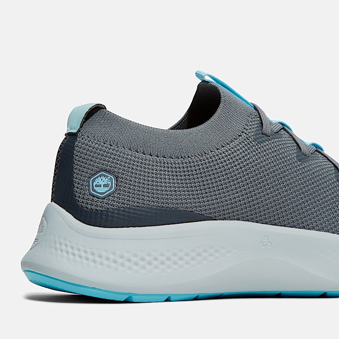 Sneakers de trabajo Solace SlipOn para mujer TBL GrisAzul ALT7