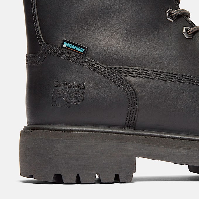 Mens Timberland PRO Direct Attach 6 Waterproof Insulated SteelToe Work Boot TBL Black ALT7