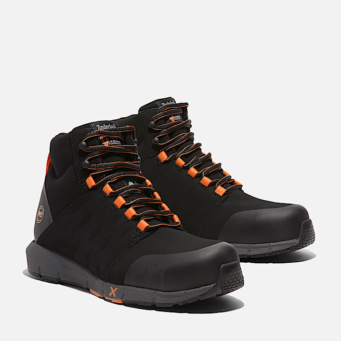 Mens Timberland PRO Radius CompToe Work Sneaker TBL Black ALT4