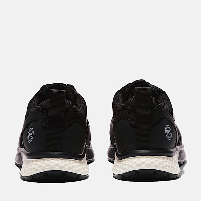 Mens Timberland PRO Reaxion Waterproof CompToe Work Shoe TBL BlackWhite ALT5