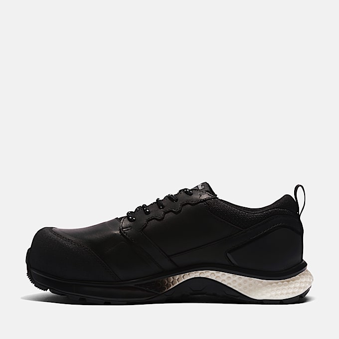 Mens Timberland PRO Reaxion Waterproof CompToe Work Shoe TBL BlackWhite ALT6