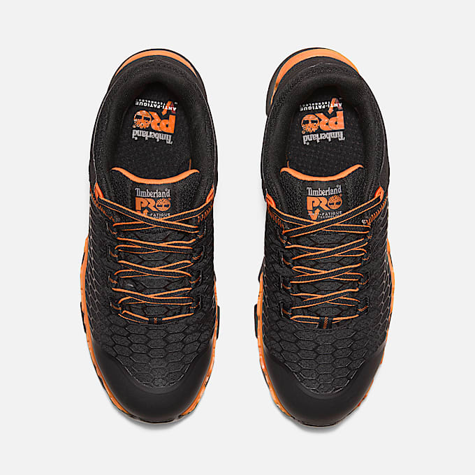 Sneakers de trabajo Timberland PRO Powertrain Sport para hombre TBL NegroNaranja ALT2