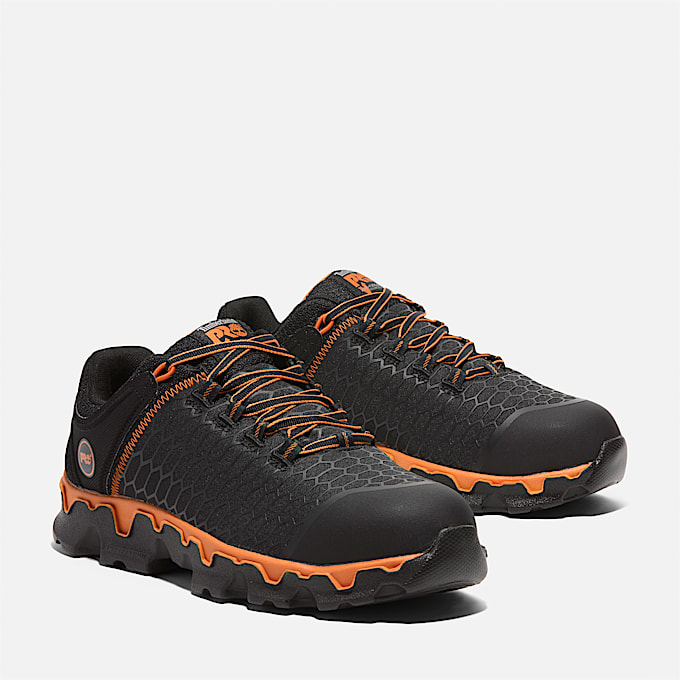Sneakers de trabajo Timberland PRO Powertrain Sport para hombre TBL NegroNaranja ALT4