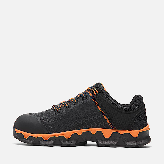 Sneakers de trabajo Timberland PRO Powertrain Sport para hombre TBL NegroNaranja ALT6