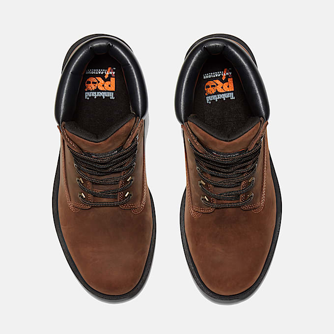 Mens Direct Attach 6 Soft Toe Waterproof Work Boot TBL Brown ALT2