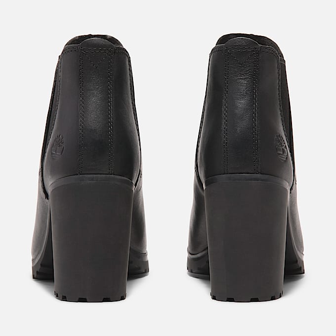 Botas Allington Mid Chelsea para mujer TBL Piel de grano entero Negro ALT5
