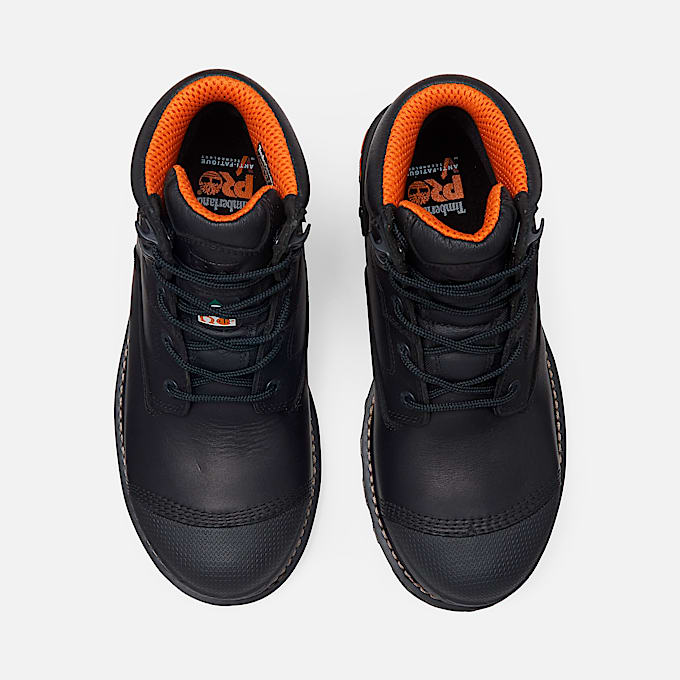 Mens Boondock 6 Composite Toe Waterproof Work Boot TBL Black ALT2