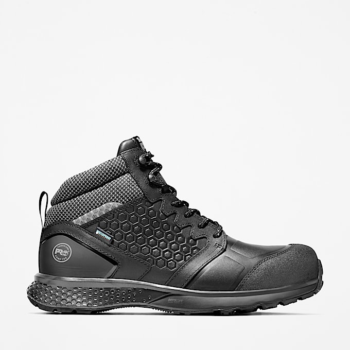 Sneaker de trabajo para hombre Reaxion Waterproof CompToe TBL NegroGris HERO