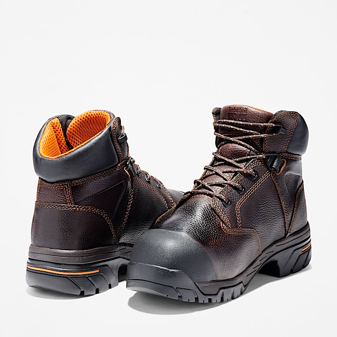 Mens Timberland PRO Helix Met Guard Composite Toe Work Boot TBL Brown ALT5