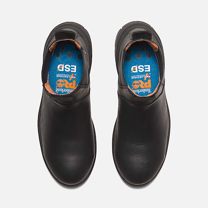 Womens Timberland PRO Birchline 6 CompToe Work Boot TBL Blackout FullGrain ALT2