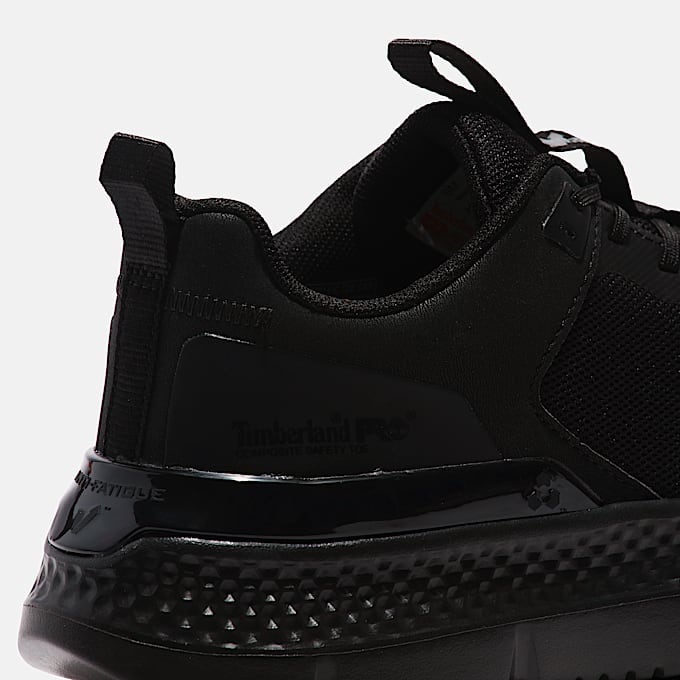 Mens Setra Composite Toe Work Sneaker TBL Black ALT7