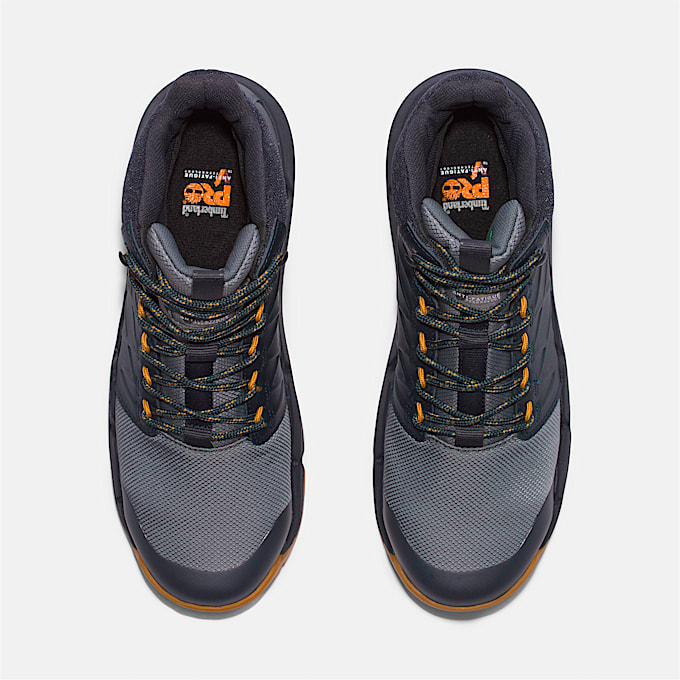 Mens Timberland PRO Morphix Outdoor 6 Waterproof CompToe Work Boot TBL CharcoalWheat ALT2