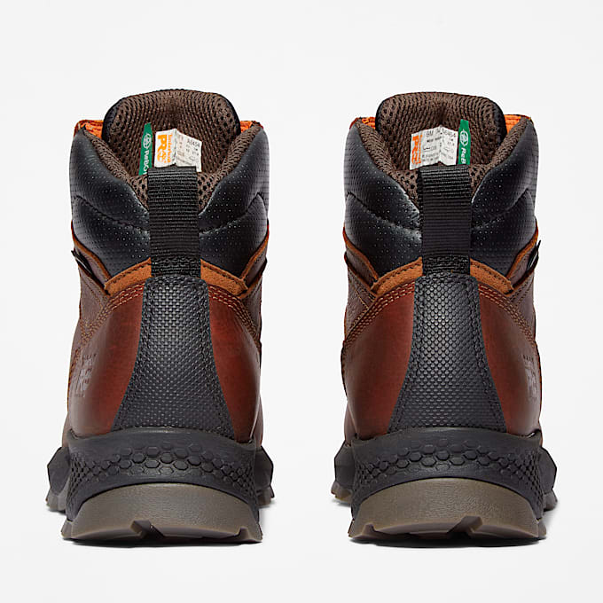 Mens Timberland PRO TiTAN EV 6 Waterproof CompToe Work Boot TBL Teak Brown ALT5