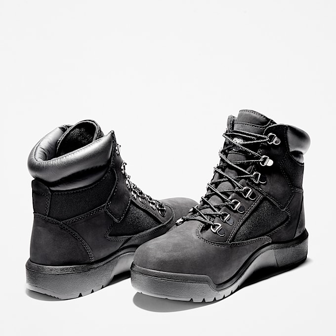 Mens 6Inch Waterproof Field Boot TBL Black Nubuck ALT5