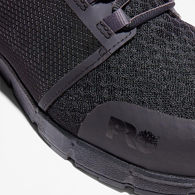 Mens Radius Composite Toe Work Sneaker TBL Black ALT6