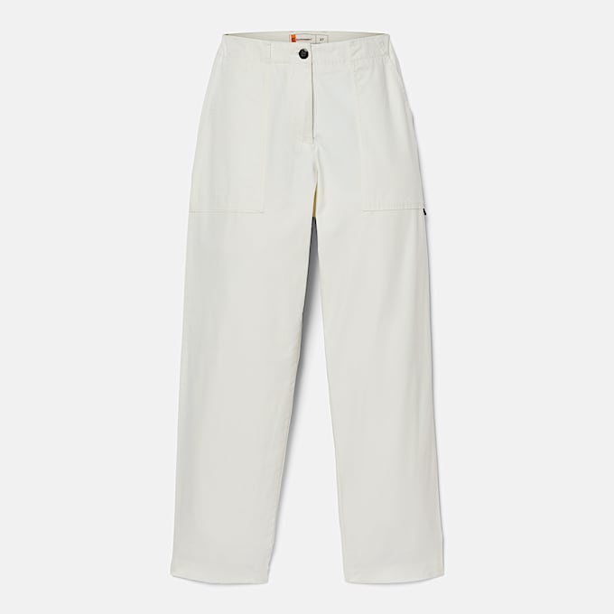 Womens Utility Fatigue Pant TBL Vintage White ALT10