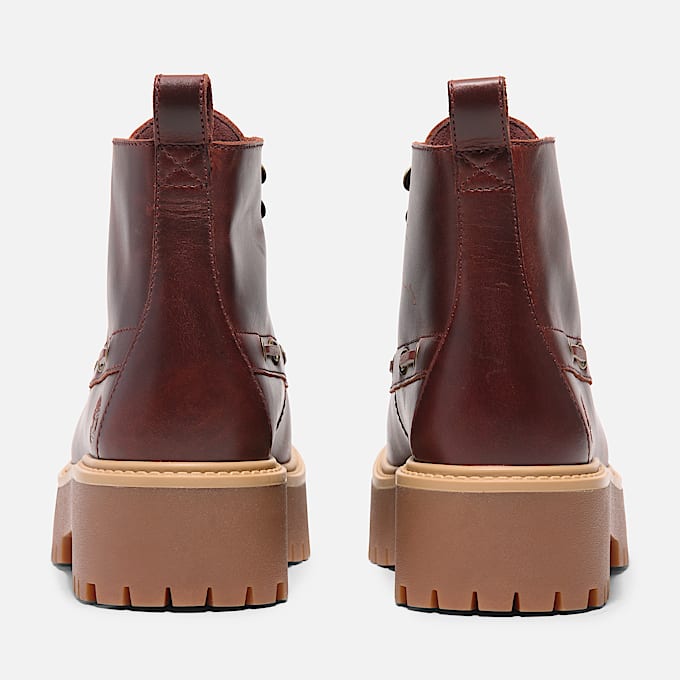 Womens Stone Street Platform Kiltie Boot TBL Root Beer FullGrain ALT5