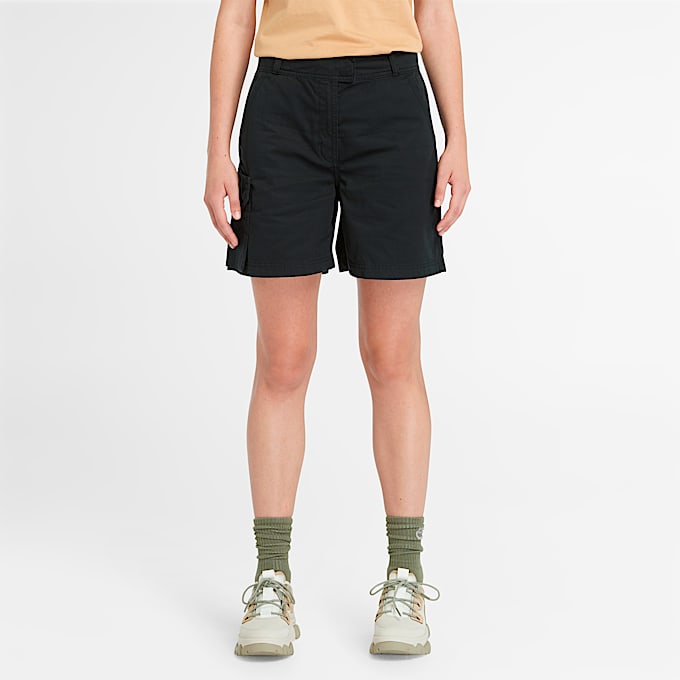 Short Cargo para mujer Brookline Utility TBL Negro HERO