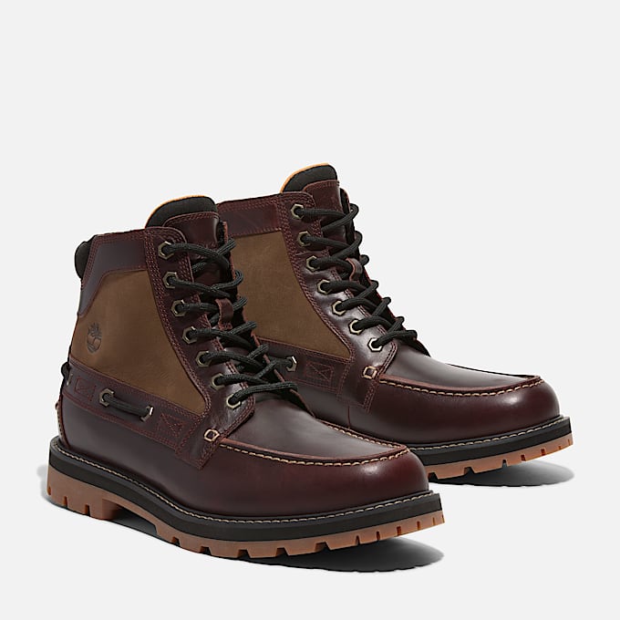 Mens Britton Road 7Eye Moc Toe Boot TBL Root Beer FullGrain ALT4