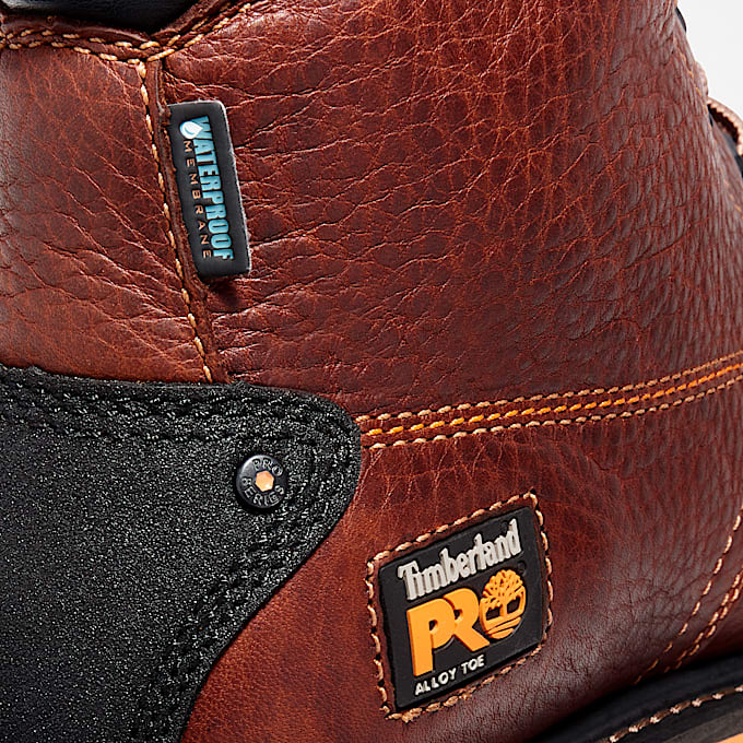 Mens Gridworks 6 Alloy Toe Waterproof Work Boot TBL Brown ALT6