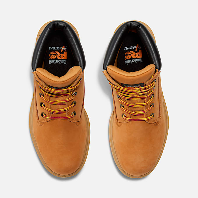 Mens Direct Attach 6 Soft Toe Waterproof Work Boot TBL Wheat ALT2