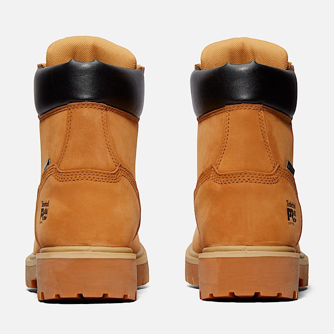 Mens Direct Attach 6 Soft Toe Waterproof Work Boot TBL Wheat ALT5