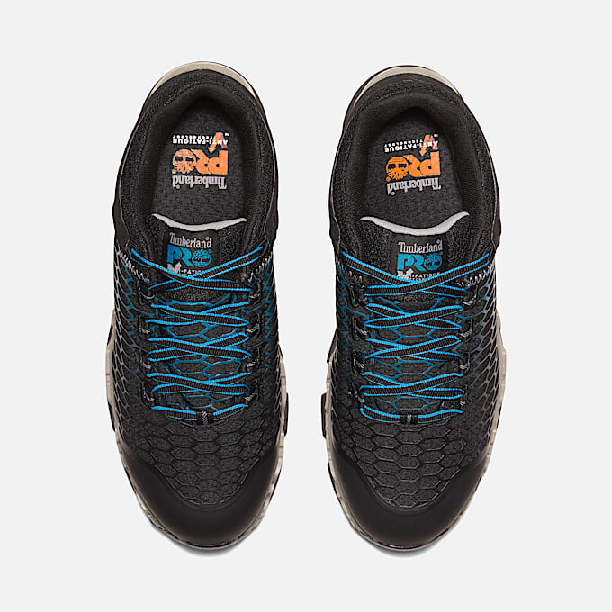 Mens Timberland PRO Powertrain Sport Alloy Toe Work Sneaker TBL BlackBlue ALT2