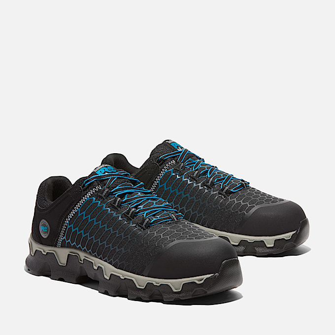 Mens Timberland PRO Powertrain Sport Alloy Toe Work Sneaker TBL BlackBlue ALT4