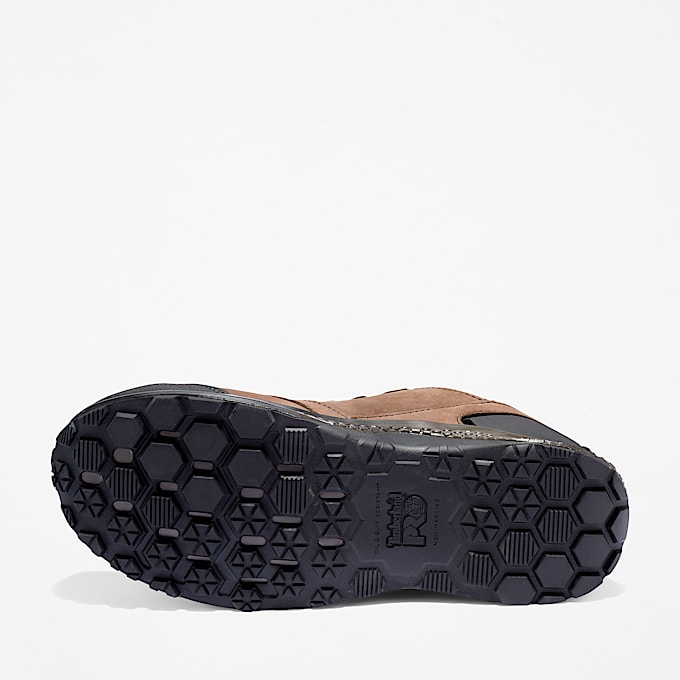 Mens Reaxion Composite Toe Waterproof Work Sneaker TBL BrownGreen ALT3