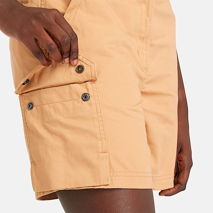 Womens Brookline Utility Cargo Short TBL Light Wheat ALT2