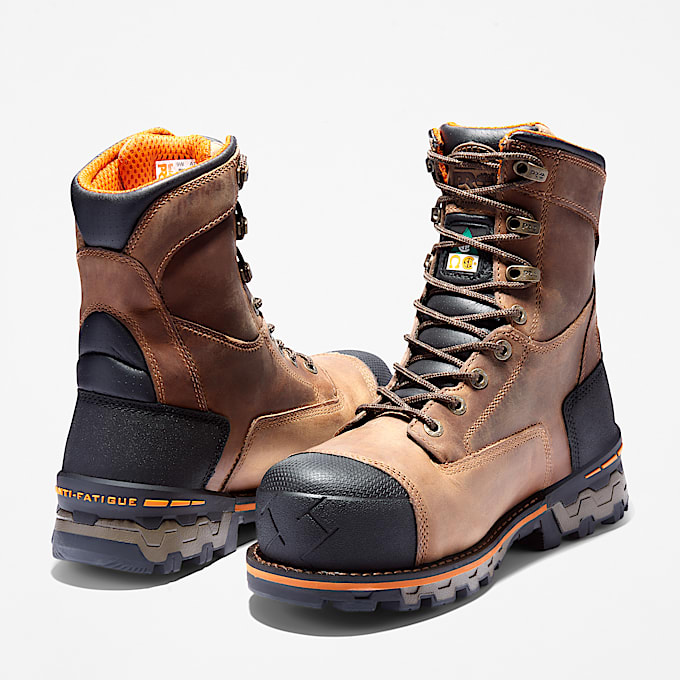 Mens Boondock 8 Composite Toe Work Boot TBL Golden Beige ALT5