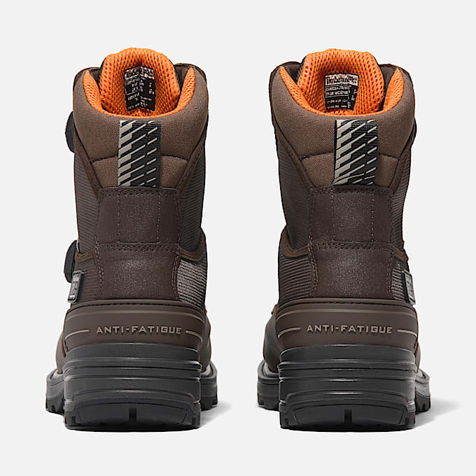 Mens BOA Magnitude CSA 8 Composite Toe Work Boot TBL Dark Brown Ballistic Nylon ALT5