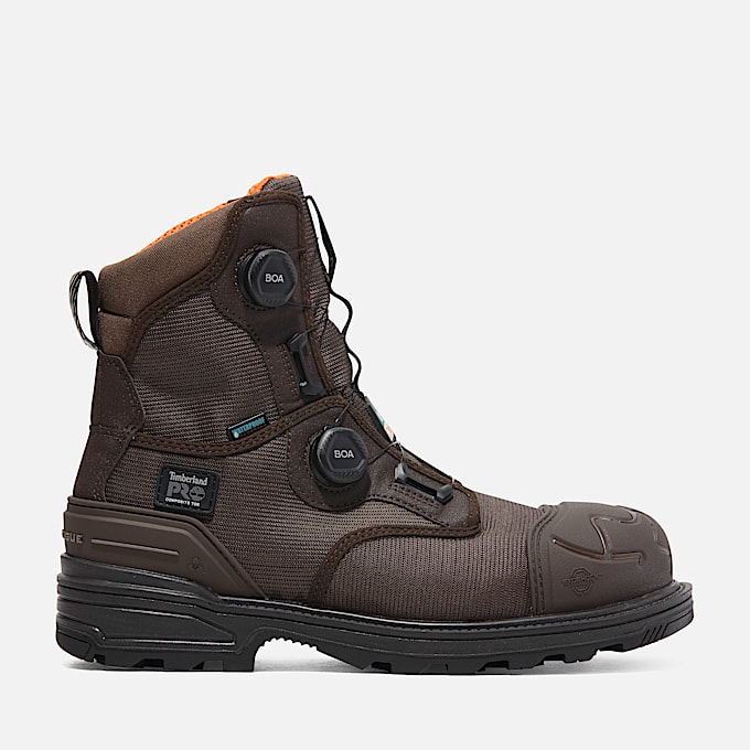Mens BOA Magnitude CSA 8 Composite Toe Work Boot TBL Dark Brown Ballistic Nylon HERO