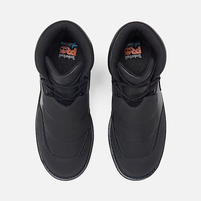 Mens Timberland  PRO 6 Ambridge Composite Toe Work Boot TBL Black Helcor Leather ALT2