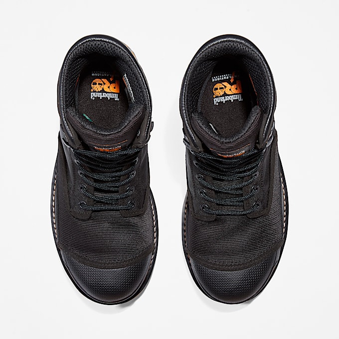 Botte de travail impermable et isotherme Timberland PRO Boondock 8Inch embout en composite pour hommes TBL Nylon balistique noir ALT2