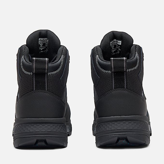 Mens Switchback CompToe Waterproof Work Boot TBL Black FullGrainGrey ALT5