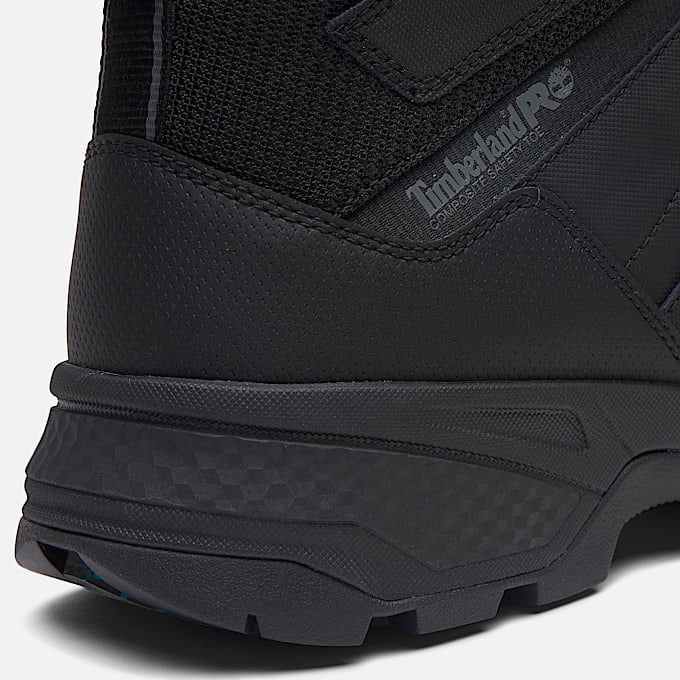 Mens Switchback CompToe Waterproof Work Boot TBL Black FullGrainGrey ALT7