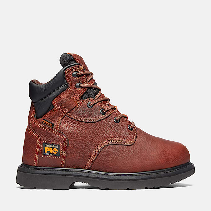 Mens Met Guard Steel Toe Work Boot TBL Brown HERO