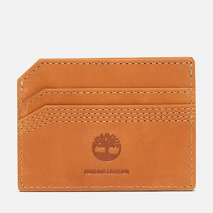 Mens Quad Stitch Card Case TBL Wheat ALT1