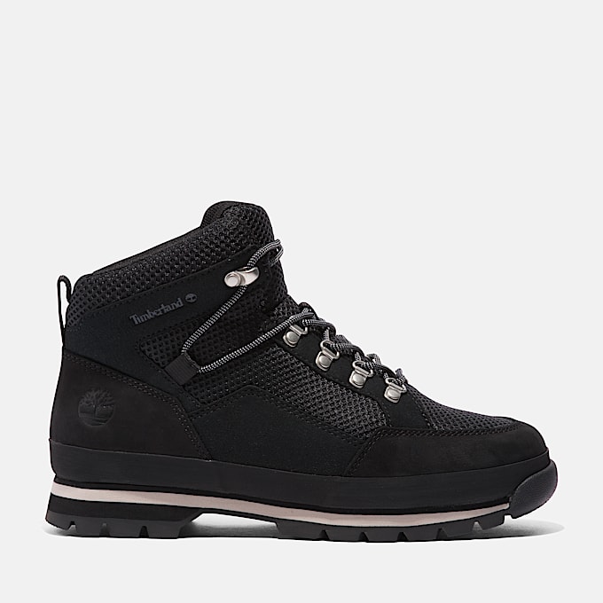 Womens Euro Hiker Mid LaceUp Boot TBL Black HERO