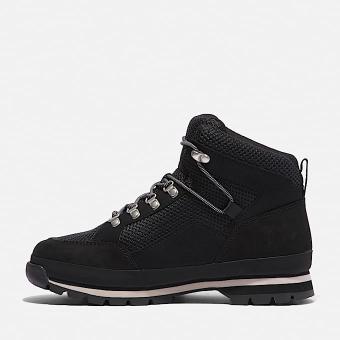 Womens Euro Hiker Mid LaceUp Boot TBL Black ALT6