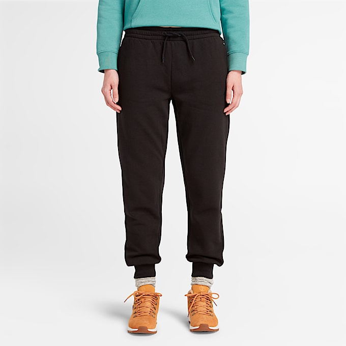 Womens Exeter River Brushed Back Jogger Pant TBL Black ALT8