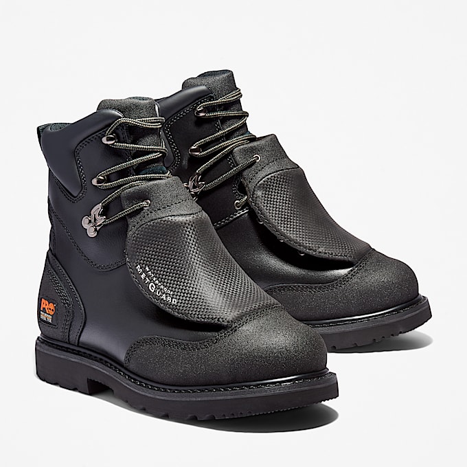 Mens Met Guard Steel Toe Waterproof Work Boot TBL Black ALT4