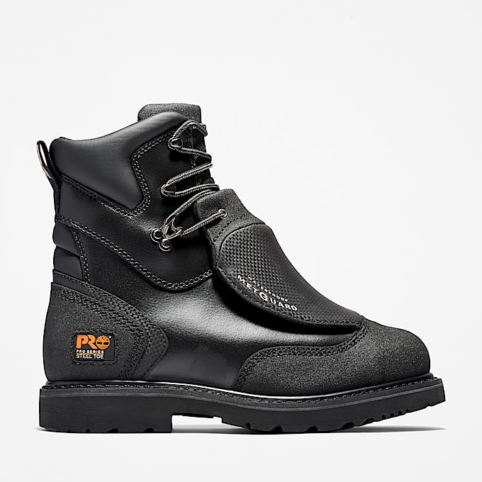 Mens Met Guard Steel Toe Waterproof Work Boot TBL Black HERO
