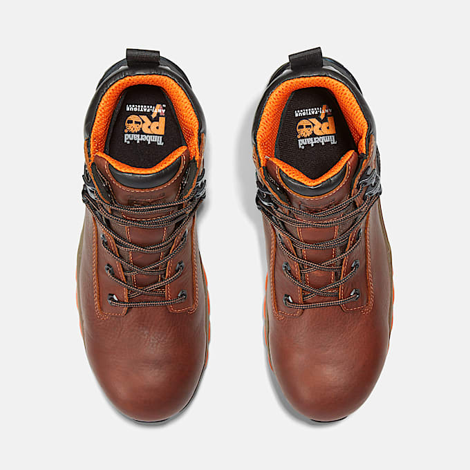 Mens Hypercharge 6 Composite Toe Waterproof Work Boot TBL Brown ALT2